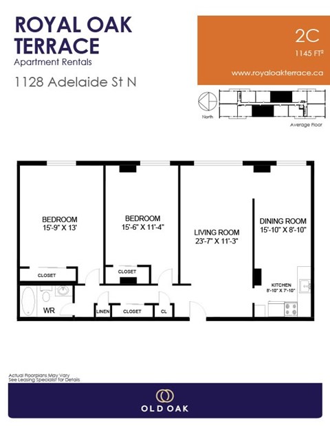 1128 Adelaide Street North Studio-2 Beds Apartment, Affordable for Rent - Photo Gallery 25